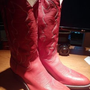COPY - Handcrafted 'Cowtown' Brand Men's Leather Boots 9.5 D